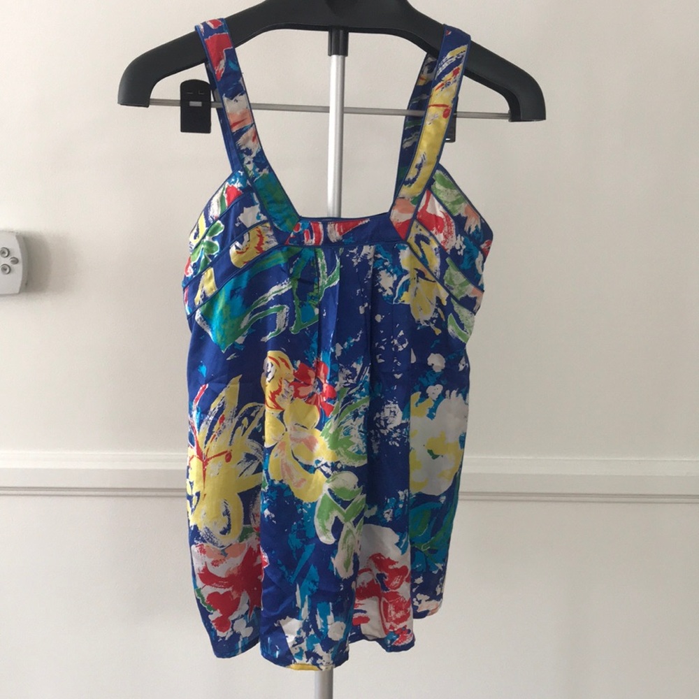 Silk tank top